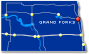 Grand Forks, ND Map